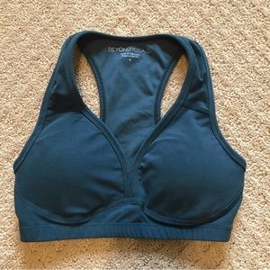 Beyond Yoga Spacedye Lift Your Spirits Sports Bra Size Small in Teal